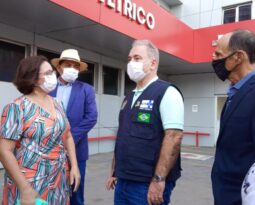 Ministro da Saúde, Marcelo Queiroga, visita o Complexo Hospitalar Manoel André (Chama).